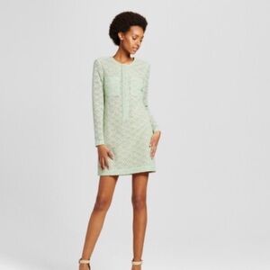 Victoria Beckham for Target Mint Green Long Sleeve Dress